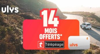 14 mois de frais offerts au badge télépéage Ulys Classic (0€ frais de mise en service / sans engagement) 🚘