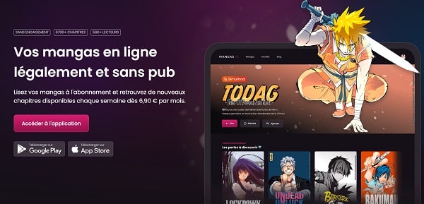 abonnement mangas .io pas cher