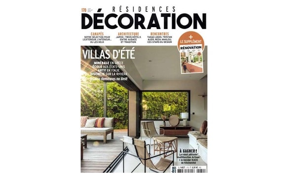 Abonnement magazine Résidences Décoration pas cher :10€ au lieu de 36€