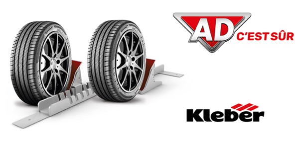 Achetez 2 ou 4 pneus Kleber et obtenez jusqu’à 80€ de bon d’achat offert (Ad Auto)