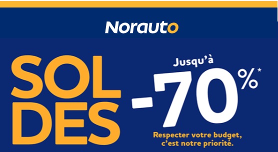 soldes sur norauto jusqu'à 70% de remise