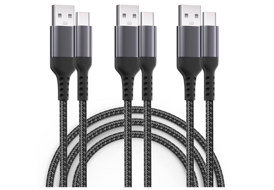 4,99€ le lot de 3 câbles tressés USB C vers USB A Forinie (2 m)