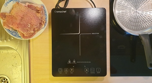 plaque a induction 2000w amzchef 10