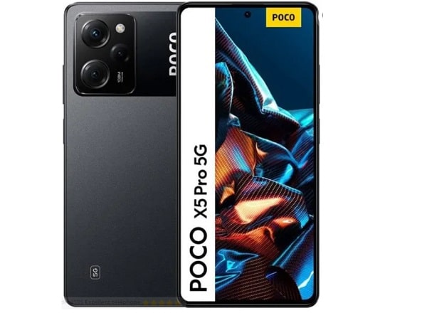 smartphone poco x5 pro 5g noir en version 8go 256go