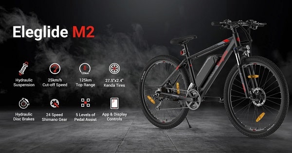 vélo électrique 27,5 pouces eleglide m2