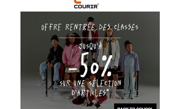 back to school courir
