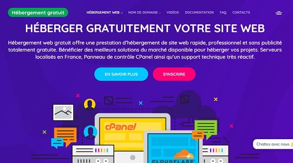 Hébergement Web Gratuit : lancez votre site en toute simplicité (sans publicité) ou -50% sur le Forfait Illimité