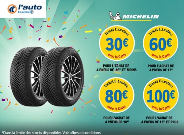 offre michelin auto e. leclerc