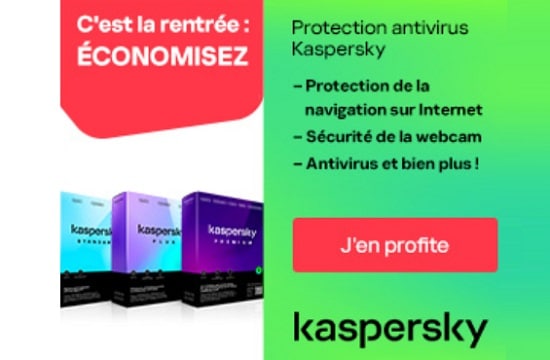 Pour la rentrée sécurisé votre ordinateur avec des remises Kaspersky