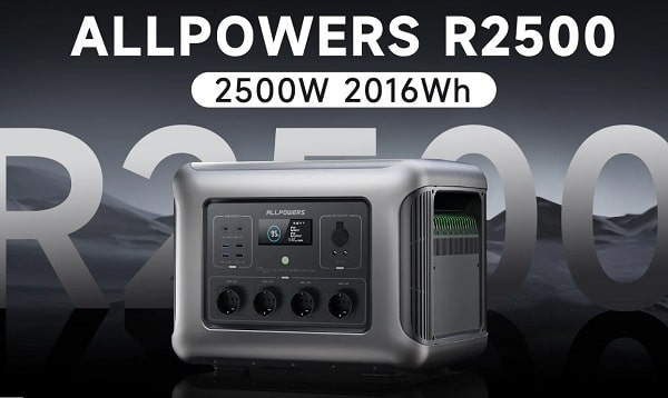 centrale électrique portable 2500w allpowers r2500