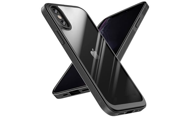 coque transparente renforcé pour iphone x et xs quikbee