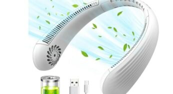 12€ ventilateur portable de tour de cou rechargeable Aionly