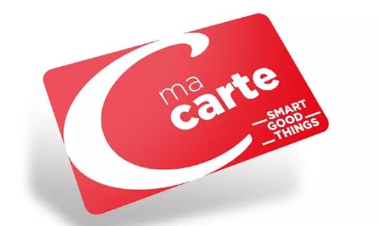 Abonnement Casino Max C’MA CARTE Smart Good Things 1 an 19,90€ au lieu 99€ (-10% sur tous vos achats dans les enseignes Casino)