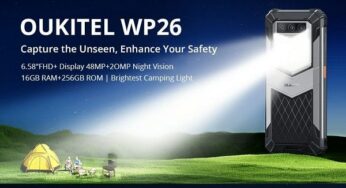 Bonne affaire smartphone résistant OUKITEL WP26 au prix de 231,99€  (Octa-core MTK P90 16Go + 256Go, batterie 10000mAh, Android 13) 