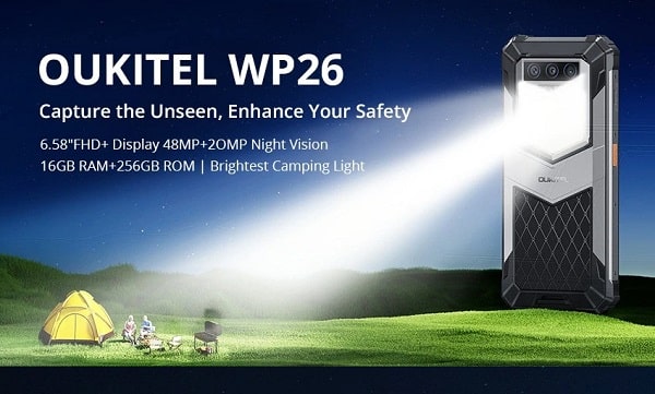 Bonne affaire smartphone résistant OUKITEL WP26