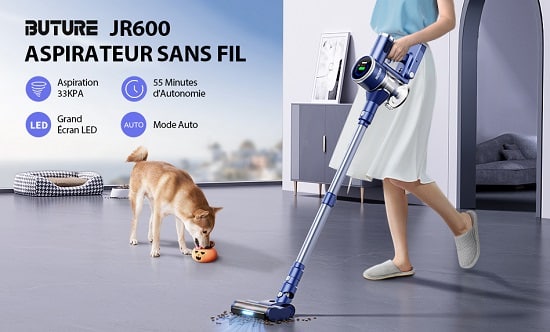 forte remise sur l'aspirateur sans fil buture jr600