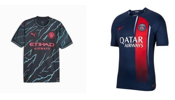 remise sur les nouveaux maillots et produits clubs d'équipes de foot