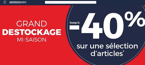 grand déstockage de mi saison chaussexpo