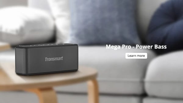Puissante enceinte Bluetooth portable Mega Pro Tronsmart 60W au meilleur prix