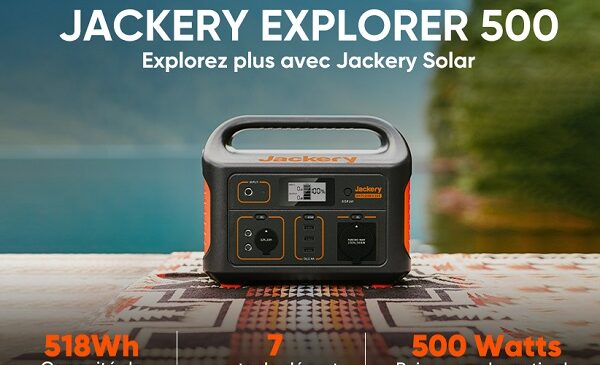 Station d'énergie portable Jackery Explorer 500 : -40% de réduction sur Amazon