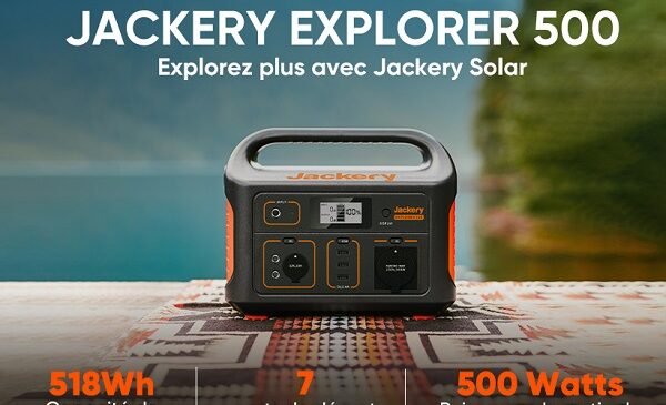 Station d'énergie portable Jackery Explorer 500 : -40% de réduction sur Amazon 