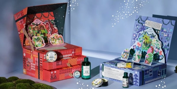 the body shop 15% sur les calendriers de l'avent