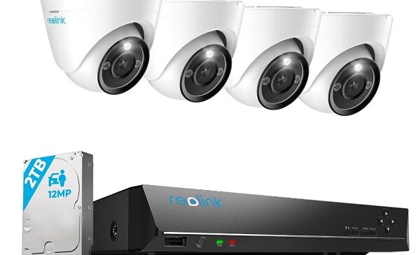 kit de vidéosurveillance reolink rlk8 1200d4 a