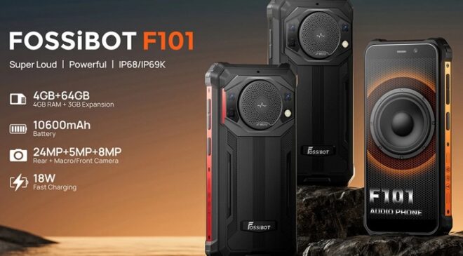 smartphone résistant fossibot f101