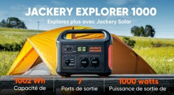 VENTE FLASH : 749,40€ la station d’énergie portable Explorer 1000 Jackery