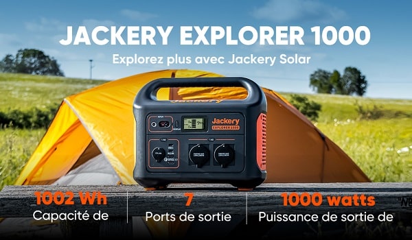 station d'énergie portable Explorer 1000 Jackery