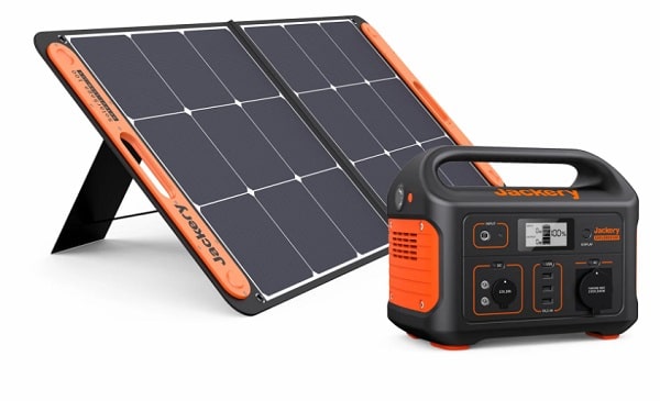 station d'énergie portable jackery explorer 500 + 1 panneau solaire jackery solarsaga 100w
