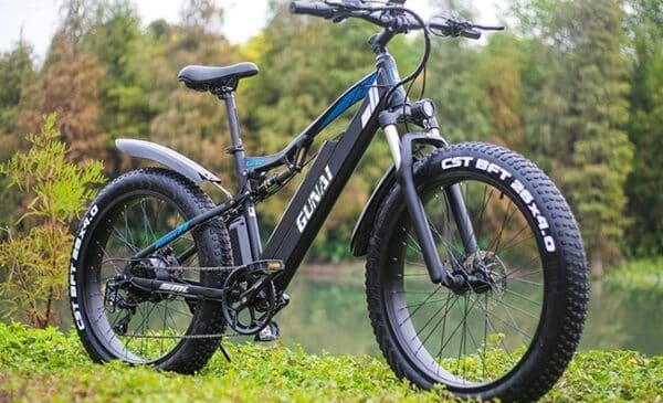 vélo électrique tout terrain pneus larges gunai mx03 1000w