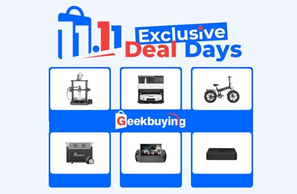 Geekbuying célèbre les Singles Days avec des offres exceptionnelles