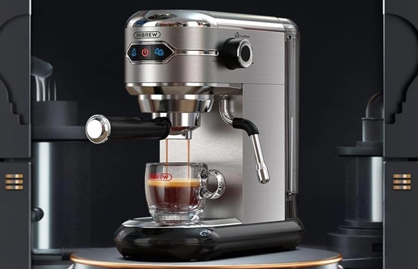 machine à espresso semi automatique 19 bars hibrew h11 au petit prix