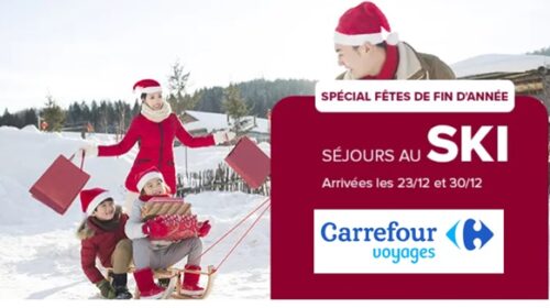 Offre séjours au ski Carrefour Voyages pour les fêtes de fin d’année (dès 353€)