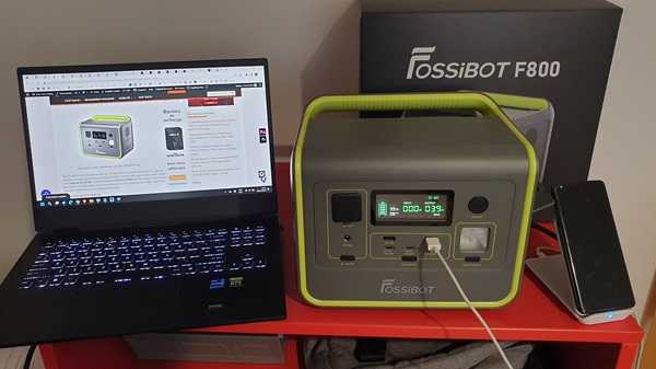 test et avis de la station electrique portable fossibot f800 7