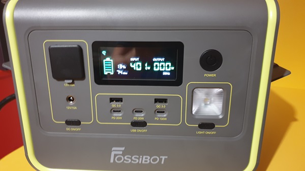 test et avis de la station electrique portable fossibot f800 9