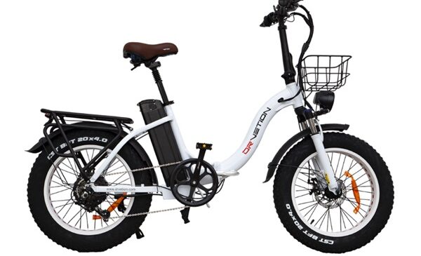 vélo électrique pliable pneus larges drvetion ct20 en promotion