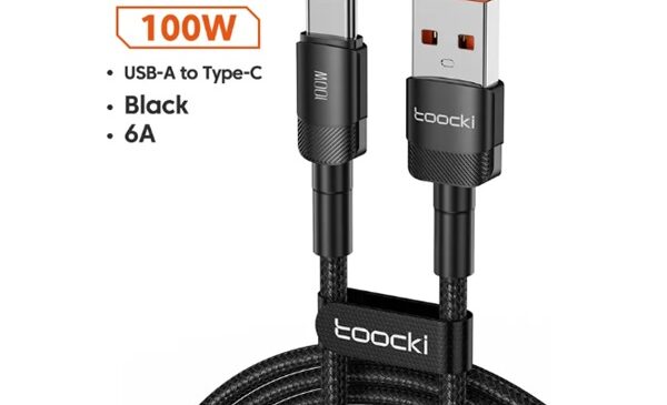 câble de charge rapide usb a vers usb c 100 w toocki