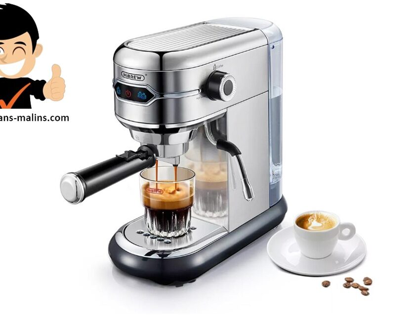 machine à espresso semi automatique 19 bars hibrew h11 au petit prix