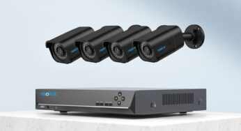 478,79€ pack de vidéosurveillance Reolink avec 4 cameras PoE 8MP et centrale 2To (RLK8-800B4)