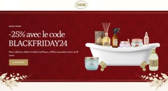 Sabon : 25% de remise sur tout pour le Black Friday