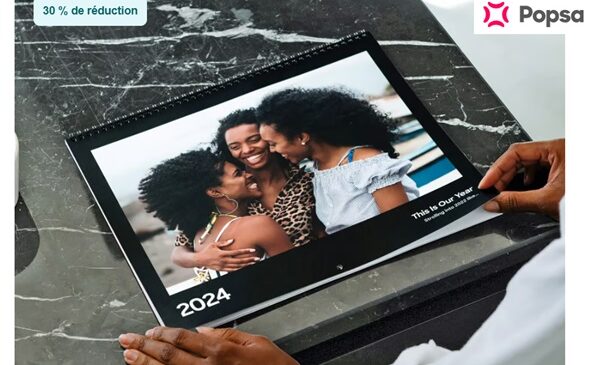 30% de remise sur les calendriers photos personnalisés chez popsa