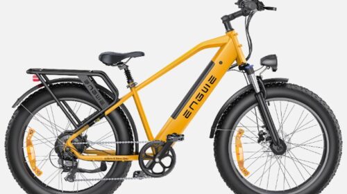 Promo vélo électrique pneus larges Engwe E26 250W (homologué UE) : 1349€ – version cadre haut ou bas, différents coloris