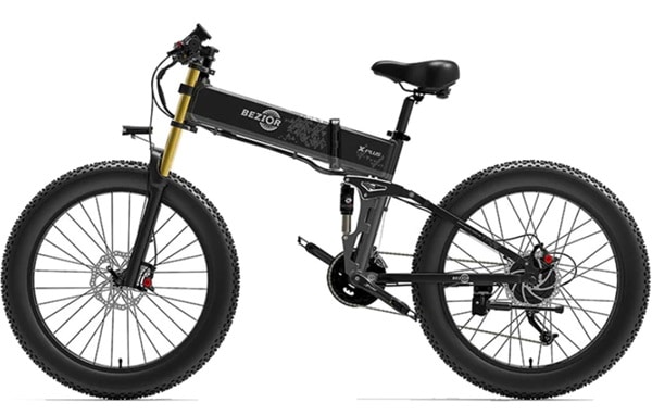 Promotion vélo électrique Bezior X-PLUS : 1319€ (1500W, pliable, pneus larges 26 pouces)