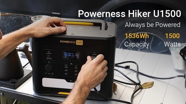 station électrique portable powerness hiker u1500 en promotion