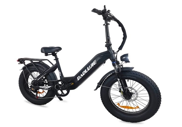 vélo électrique pneus larges 20 pouces 500w baolujie dp2003 en promotion