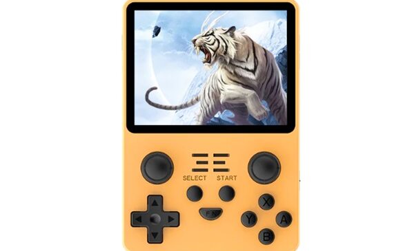 console de jeu vidéo retro portable powkiddy rgb20s 16go + carte sd 128 go