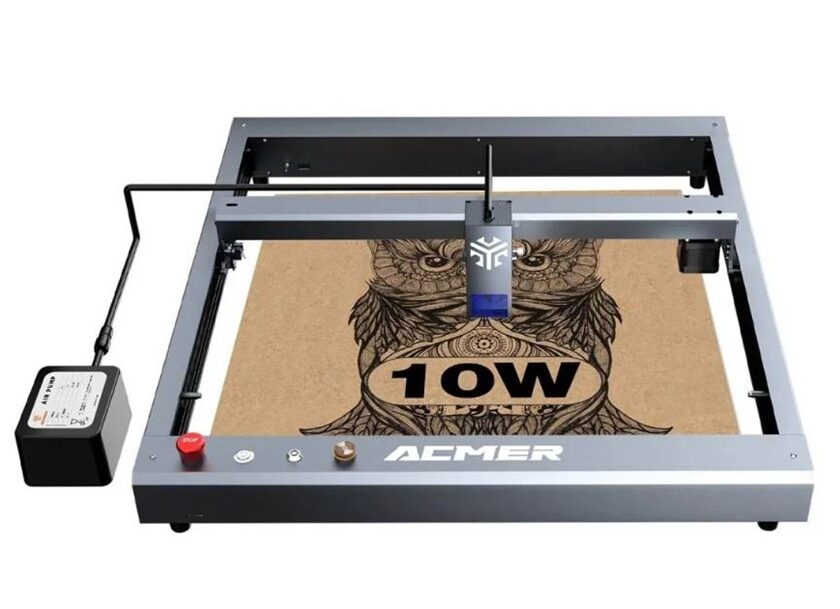 machine à découper et graver au laser acmer p2 10w
