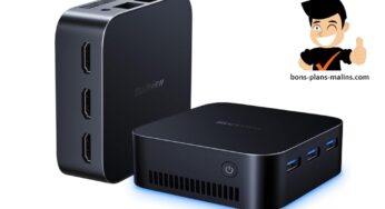 Mini PC 16Go RAM + 512 Go SDD Blackview MP80 178,19€ (Intel Celeron N5095, Windows 11)